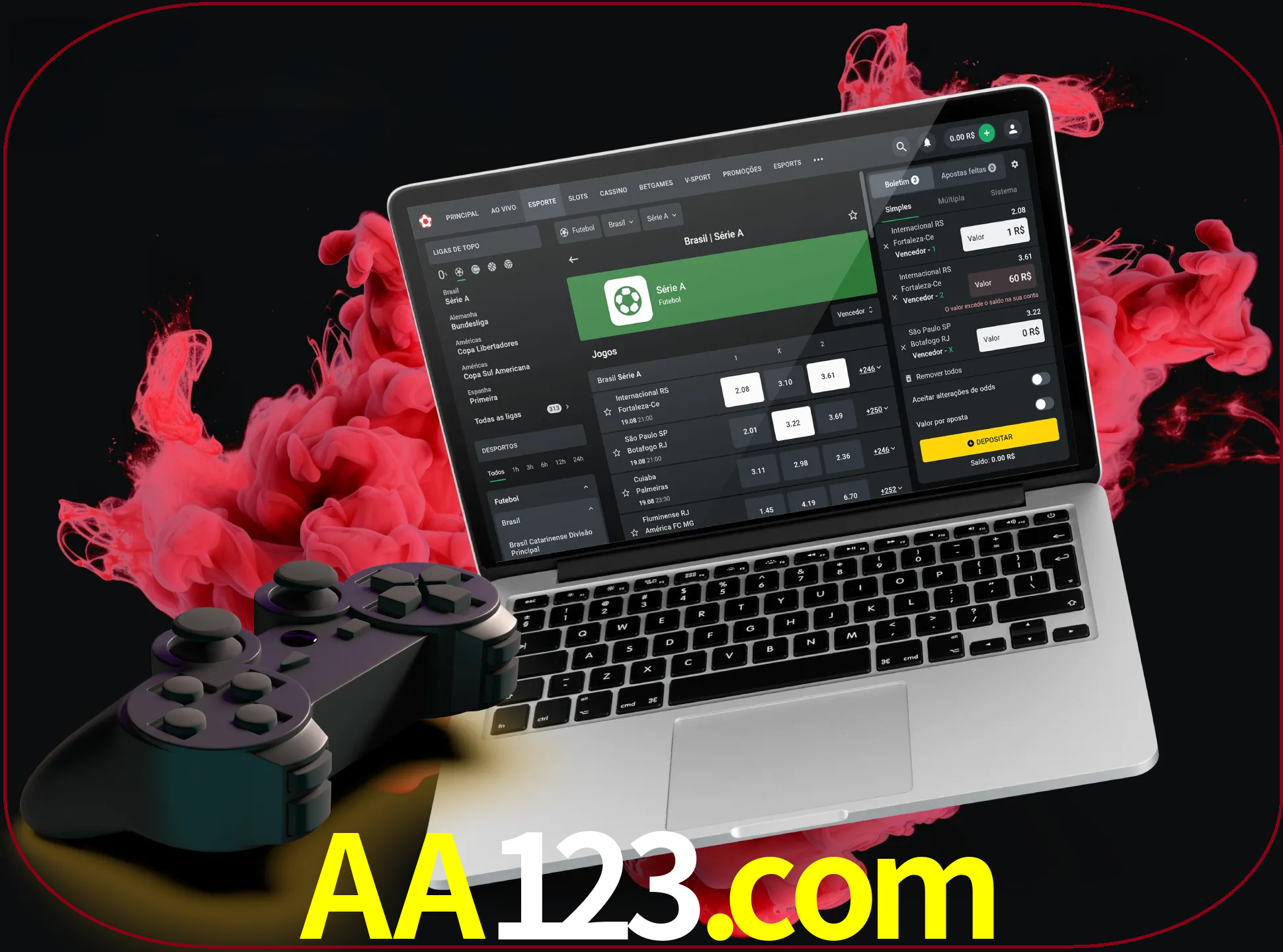 Visite a secção especial de jogos de vídeo em aa123 para descobrir em que jogos pode apostar e ganhar muito dinheiro.